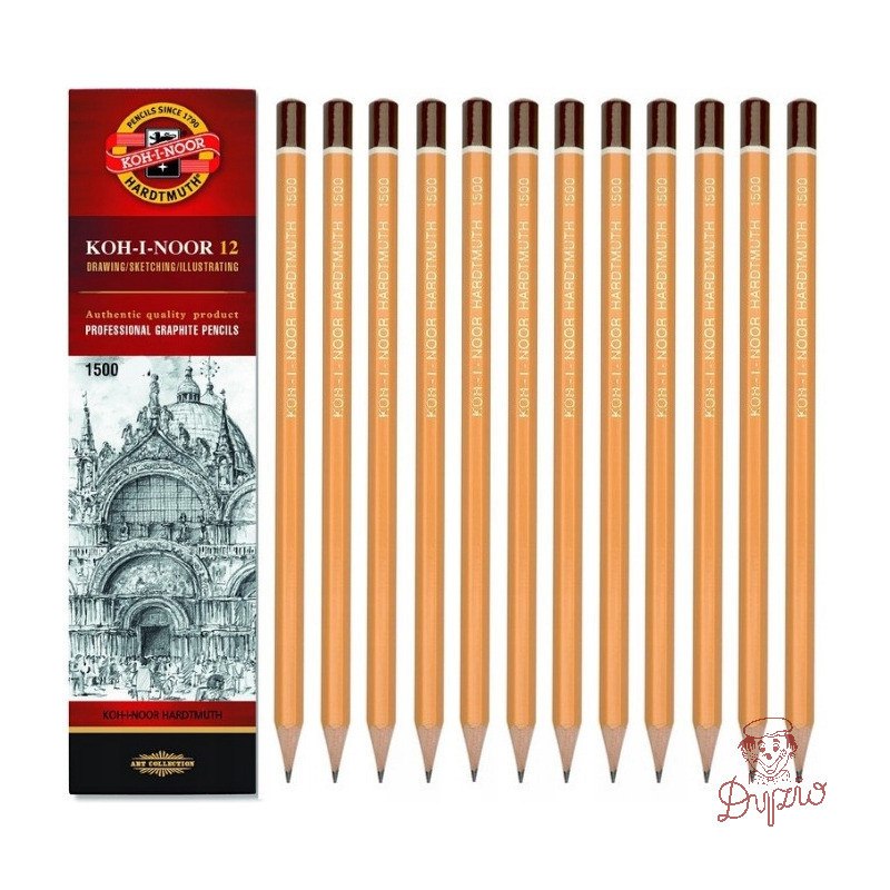 Ołówek grafitowy 1500-8B (12) KOH-I-NOOR