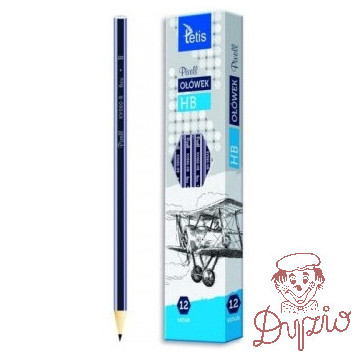 Ołówek PIXELL heksag. HB (12sztuk) KV060-HB TETIS