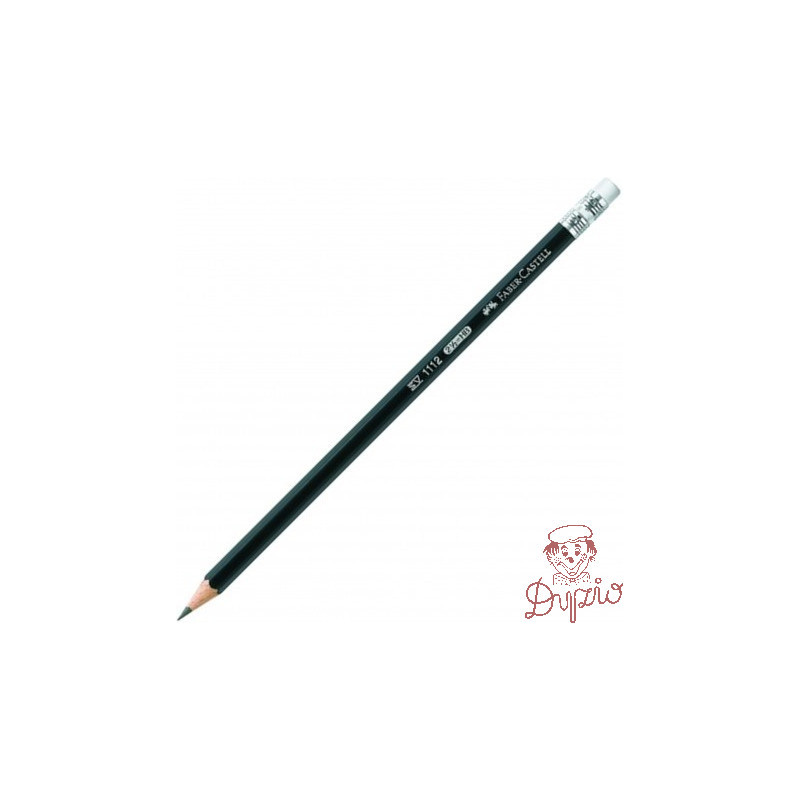 Ołówek grafitowy z gumką 1112 HB (12szt.) FC111200 Faber-Castell