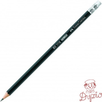 Ołówek grafitowy z gumką 1112 HB (12szt.) FC111200 Faber-Castell