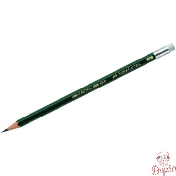 Ołówek CASTELL 9000 B z gumką (12szt.) 119201 Faber-Castell