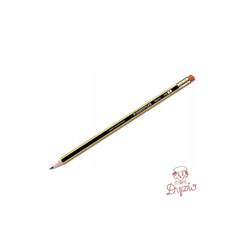Ołówek drewniany NORIS 122 z gumką HB S122 STAEDTLER