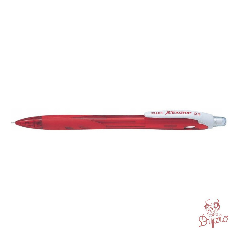 Ołówek automatyczny czerwony REXGRIP BG HRG-10R-R-BG PILOT