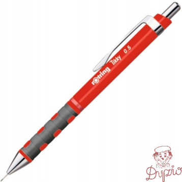 Ołówek automatyczny 0,5mm czerwony TIKKY III S1904699 ROTRING