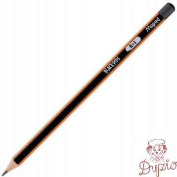 Ołówek drewniany Blackpeps B MAPED 850024