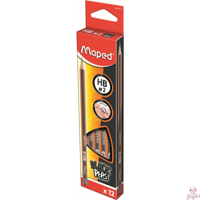 Ołówek drewniany Blackpeps HB MAPED 850021
