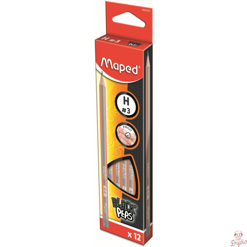 Ołówek drewniany Blackpeps H MAPED 850025