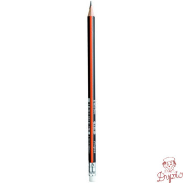 Ołówek drewniany z gumką BLACKPEPS 2B MAPED 851722