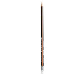 Ołówek drewniany z gumką Blackpeps B MAPED 851724