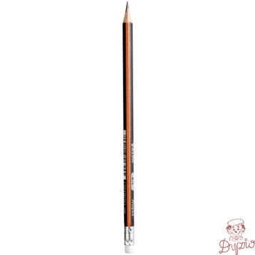 Ołówek drewniany z gumką Blackpeps B MAPED 851724