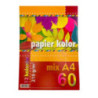 Papier A4 kolorowy mix 12 kol. 210g (60ark) KRESKA