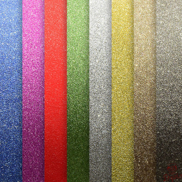 Papier samoprzylepny brokatowy mix kol. (10ark.) 150g. 206999 Galeria Papieru