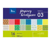 Zeszyt papierów kreatywnych A5 16k 100g KB029-03 TETIS