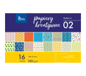 Zeszyt papierów kreatywnych A5 16k 100g KB029-02 TETIS