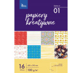 Zeszyt papierów kreatywnych A3 16k 100g KB031-01 TETIS