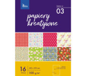 Zeszyt papierów kreatywnych A3 16k 100g KB031-03 TETIS