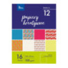 Zeszyt papierów kreatywnych A4 16k 100g KB030-12 TETIS