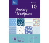 Zeszyt papierów kreatywnych A4 16k 100g KB030-10 TETIS