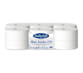 Papier toaletowy Mini Jumbo 170m (12szt) 65006 PREMIUM BulkySoft 100% celuloza