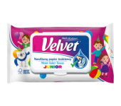 Papier toaletowy VELVET (48 listków) nawilżany Junior