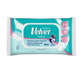 Papier toaletowy VELVET (48 listków) nawilżany Intima