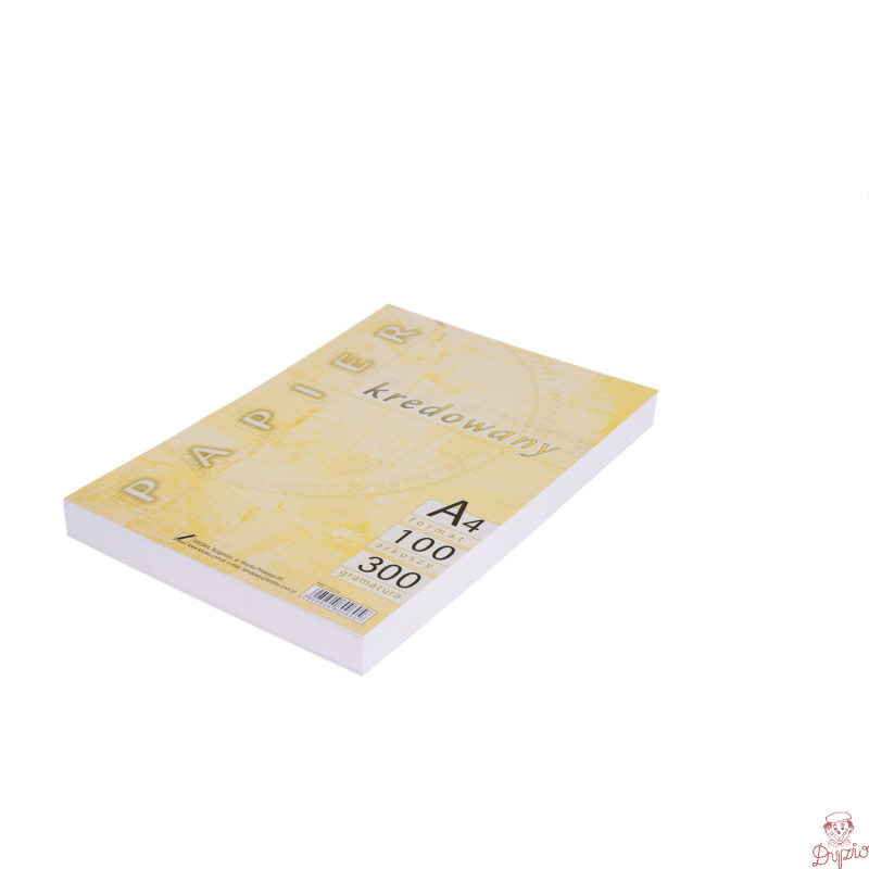 Papier kredowy A4 300g (100) KRESKA