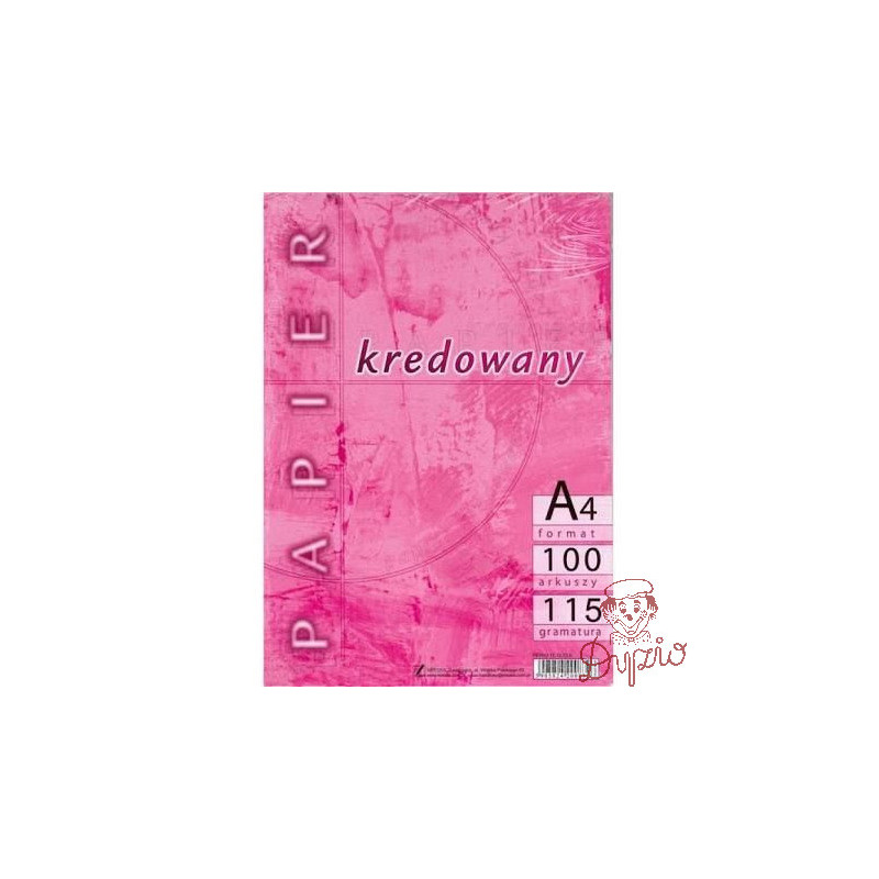 Papier A4 115g kredowany (100) KRESKA