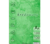 Papier A4 130g kredowany (100) KRESKA