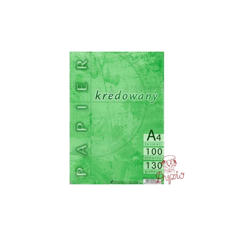 Papier A4 130g kredowany (100) KRESKA