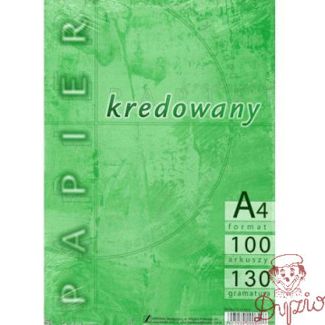 Papier A4 130g kredowany (100) KRESKA