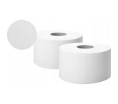 Papier toaletowy biały 130m 2 warstwy (12 rolek) celuloza JUMBO ELLIS COMFORT 6248