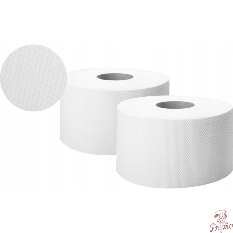 Papier toaletowy biały 130m 2 warstwy (12 rolek) celuloza JUMBO ELLIS COMFORT 6248
