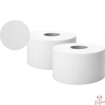 Papier toaletowy biały 130m 2 warstwy (12 rolek) celuloza JUMBO ELLIS COMFORT 6248