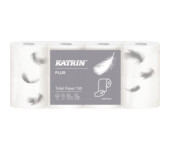 Papier toaletowy KATRIN Plus (8 rolek) 3 warstwy 100% celuloza 150 listków 16525/557305