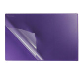 Podkładka na biurko z przezroczystą folią 38x58cm PVC fioletowa BIURFOL KPB-01-05