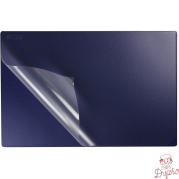 Podkładka na biurko z przezroczystą folią 38x58cm PVC granatowa PB-01-01 BIURFOL