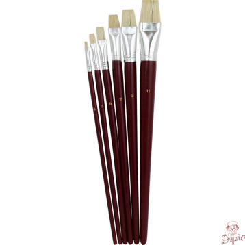 Pędzle płaskie GR-685 A (6 szt). 170-1425 GRAND