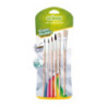 Pędzelki szkolne CRICCO 6sztuk,blister CR364B6
