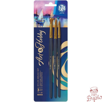 Zestaw pędzli nylonowych ASTRAPEN Art&Hobby 5szt. 315024011