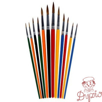 Pędzle okrągłe 252 12szt.170-1419 GRAND