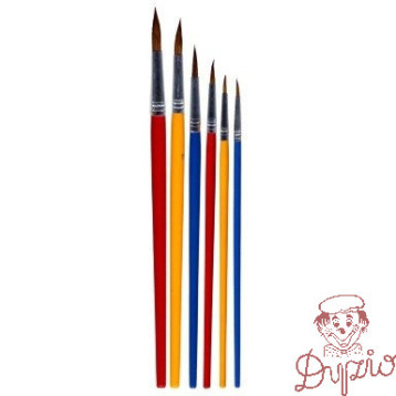 Pędzle 252B 6szt. 170-1421 GRAND