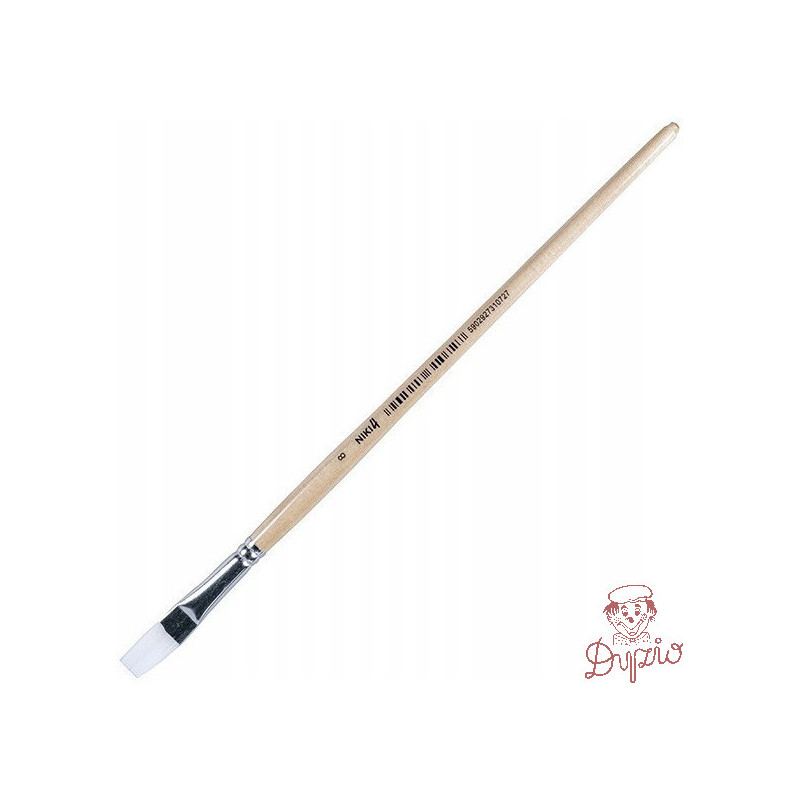 Pędzle nylonowe płaskie nr 8 6808 KOH-I-NOOR