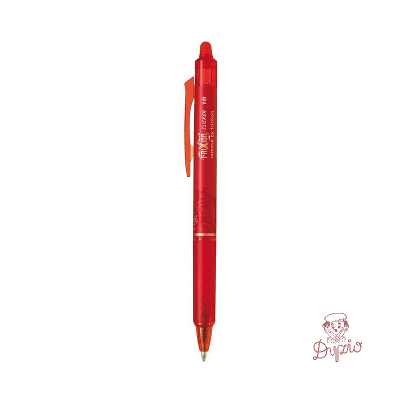 Pióro kulkowe FRIXION CLICKER 1mm czerwone PIBLRT-FR10-R PILOT