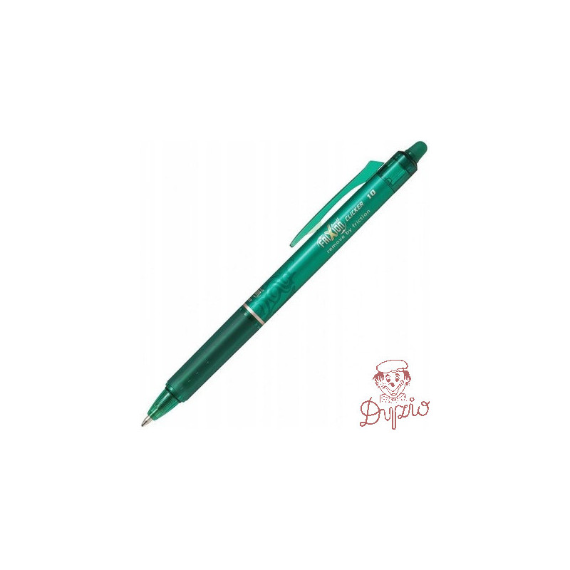 Wymazywalne pióro kulkowe FRIXION CLICKER 1.0 zielony BLRT-FR10-G PILOT