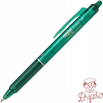 Wymazywalne pióro kulkowe FRIXION CLICKER 1.0 zielony BLRT-FR10-G PILOT