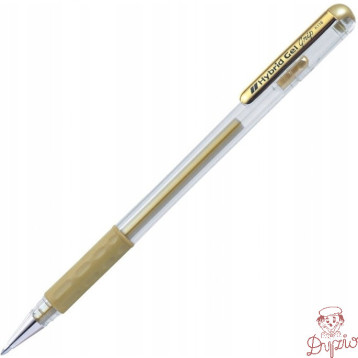 Pióro żelowe K118X złote PENTEL