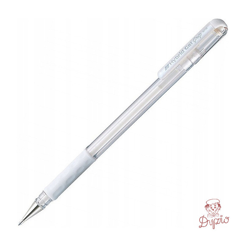 Pioro kulkowe K108/K118-LW pastel białe PENTEL