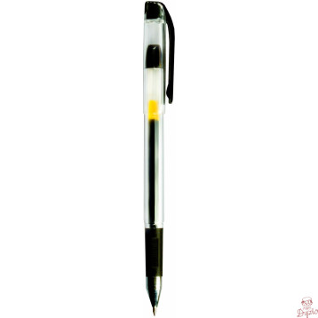 Długopis żelowy 0,7mm czarny KZ107-V TETIS