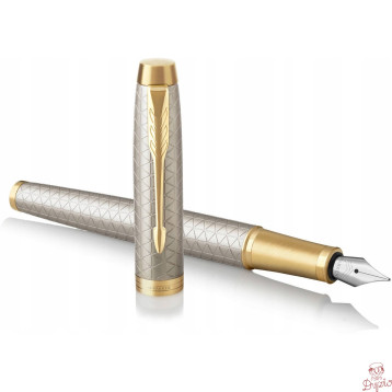 Pióro wieczne (F) IM PREMIUM warm grey GT 1931684 PARKER