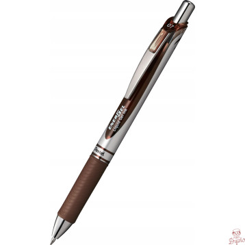 Pióro kulkowe ENERGEL BL77 brązowe 0,7mm PENTEL